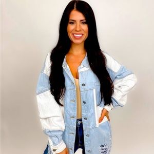 OLI HALI lightweight shacket large nwot